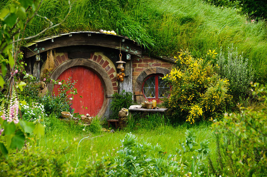 Le village des Hobbits dans Le Seigneur des Anneaux 4
